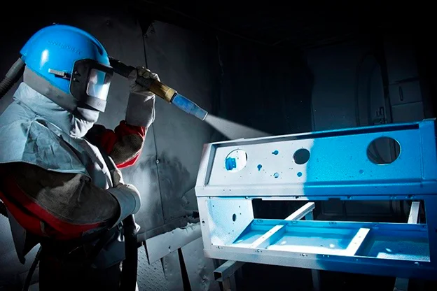 Пескоструйная обработка металла